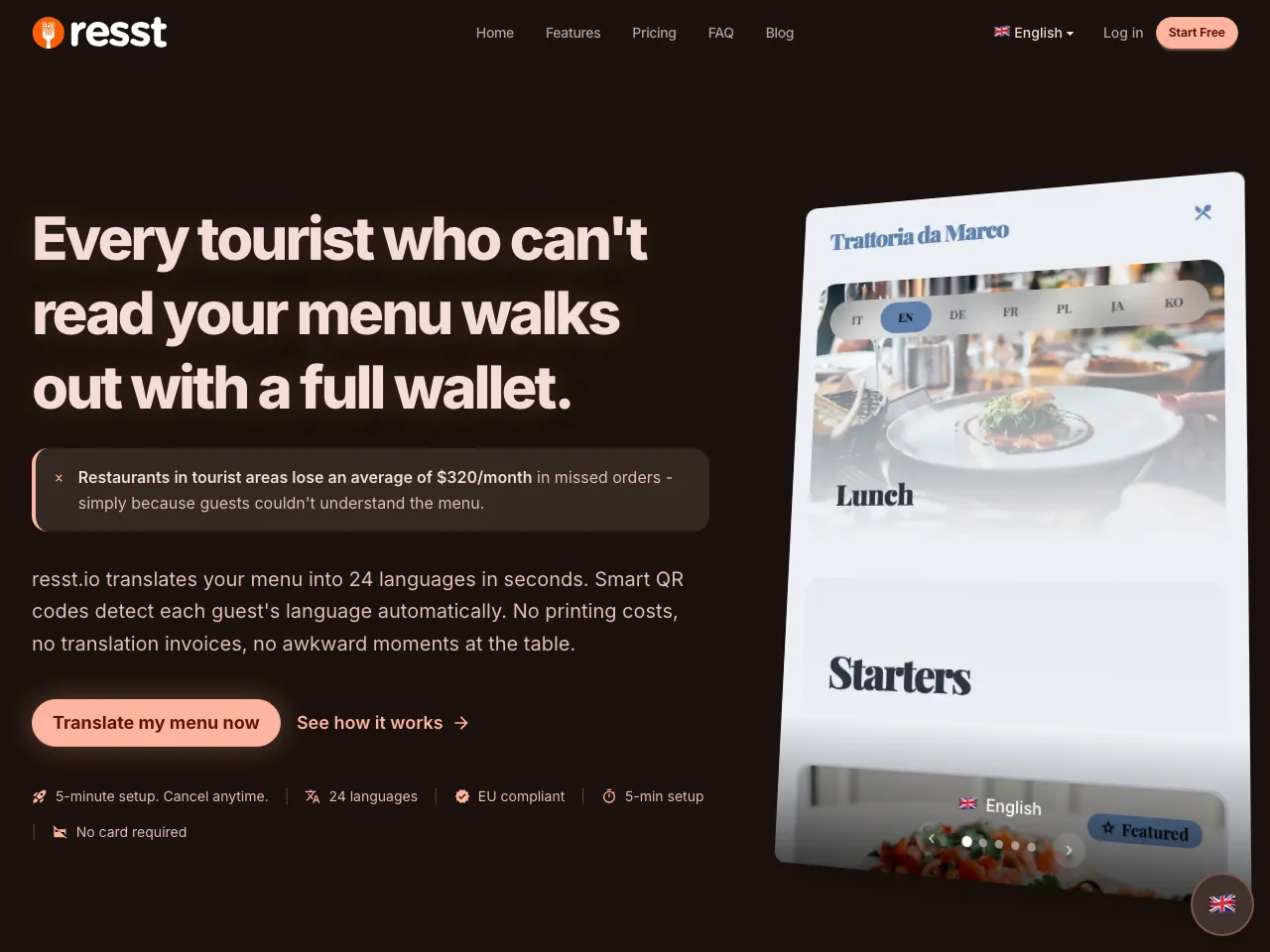 Screenshot strony resst.io